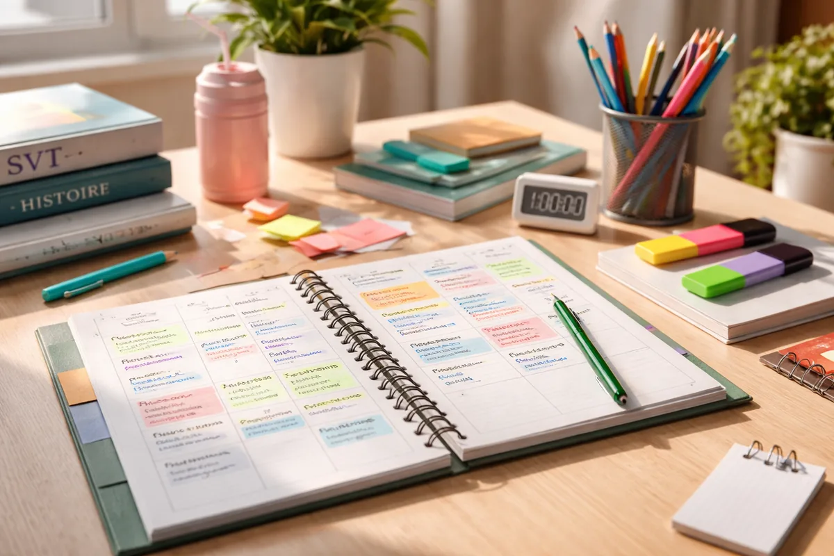 Comment créer un planning de révisions efficace pour le Bac et le Brevet