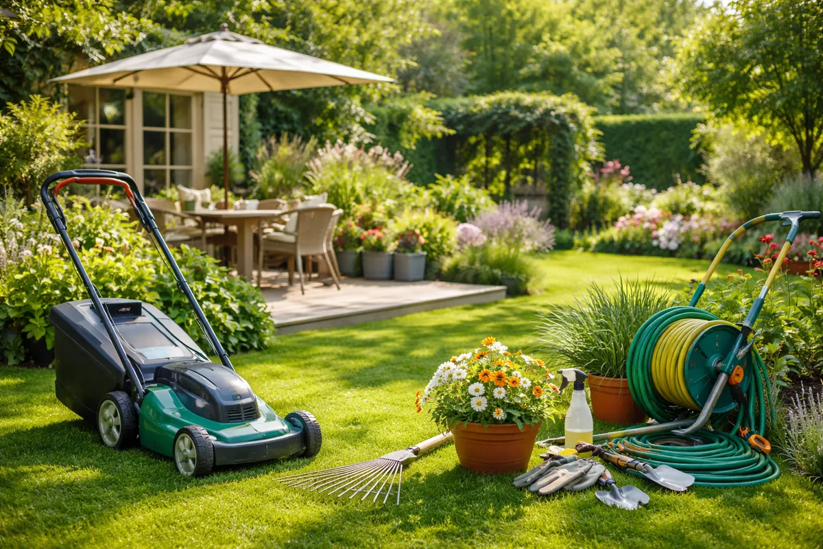 Comment bien entretenir votre terrasse et votre jardin toute l'année