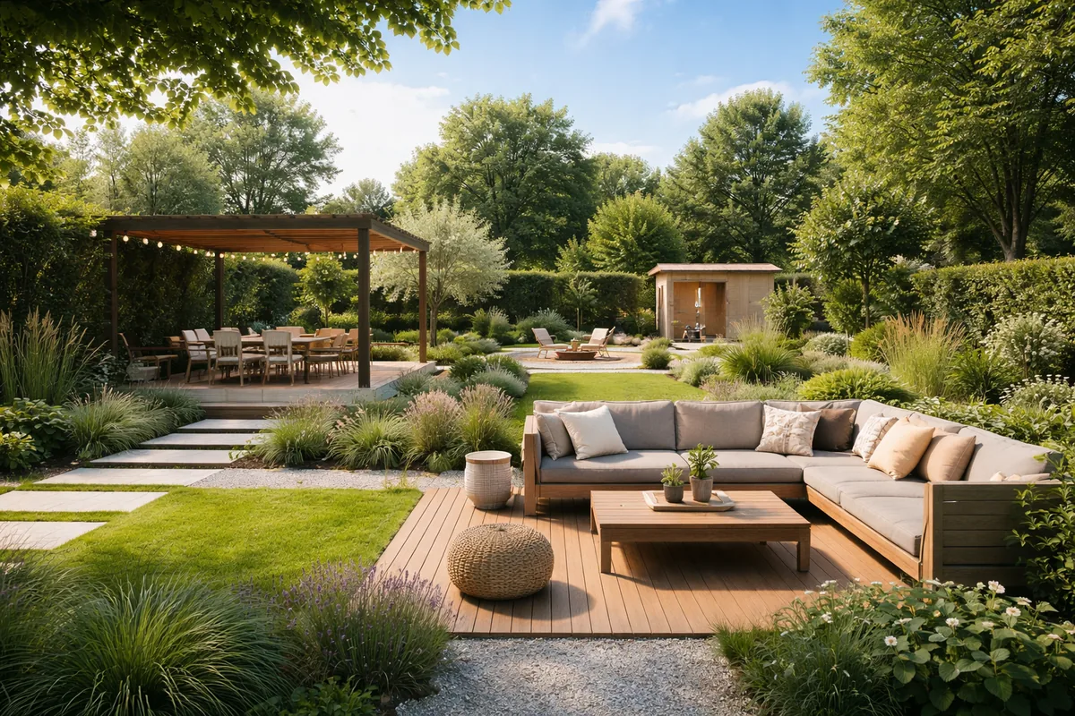 Comment aménager un jardin pour maximiser l'espace extérieur d'une maison