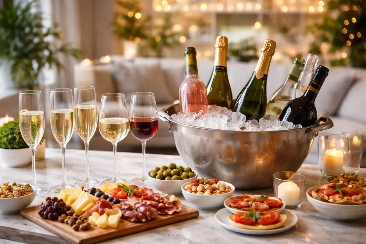 Comment bien réceptionner et servir quantité de vin et champagne pour un apéritif