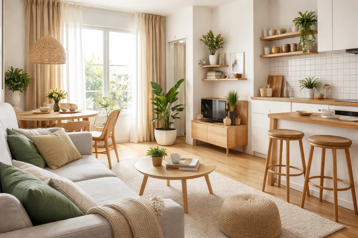 Comment aménager un espace de vie polyvalent dans un petit appartement